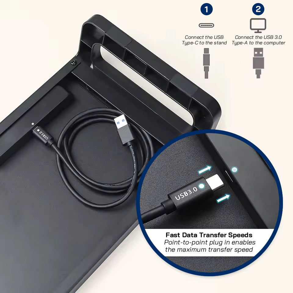 BLS Modus 4-Port USB 3.0 Hub Monitor Stand