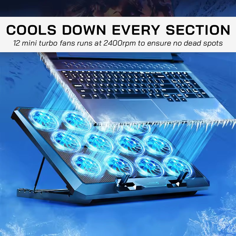 CoolCold F12 Laptop Cooling Stand