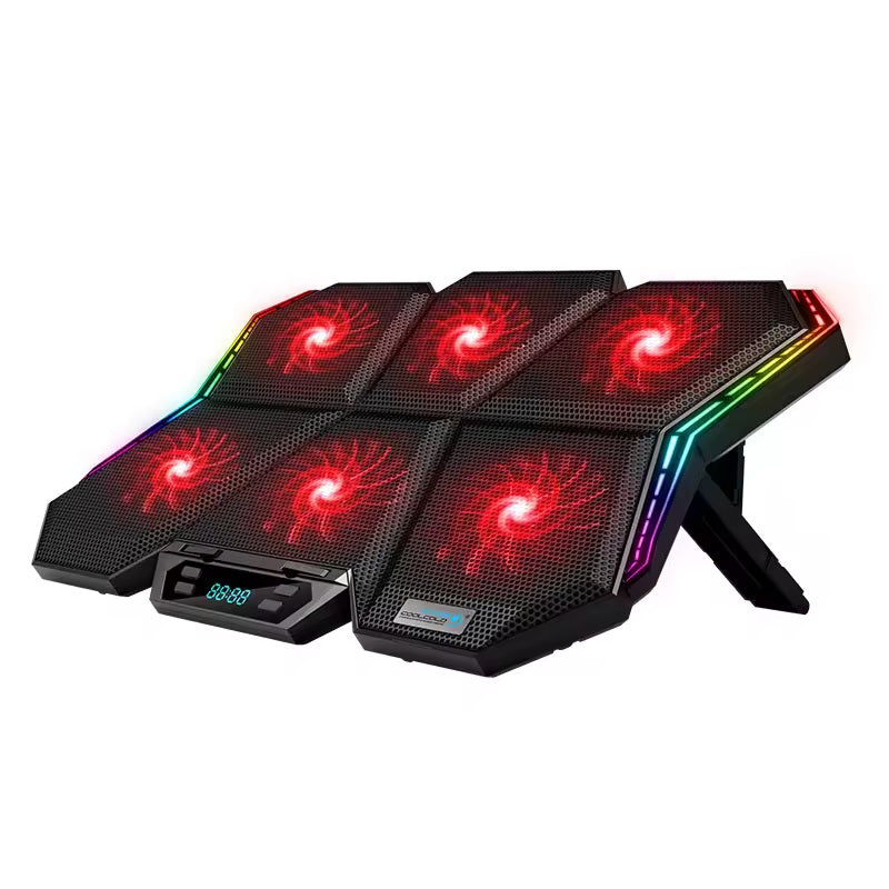CoolCold K40 6-Fan Laptop Cooling Stand