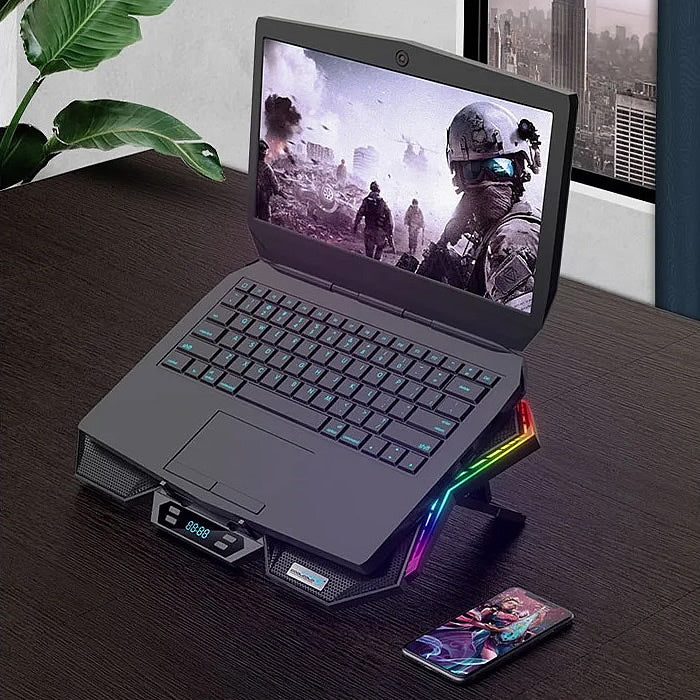 CoolCold K40 6-Fan Laptop Cooling Stand