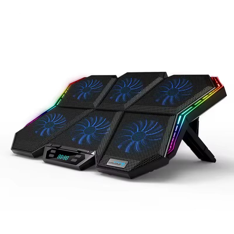 CoolCold K40 6-Fan Laptop Cooling Stand
