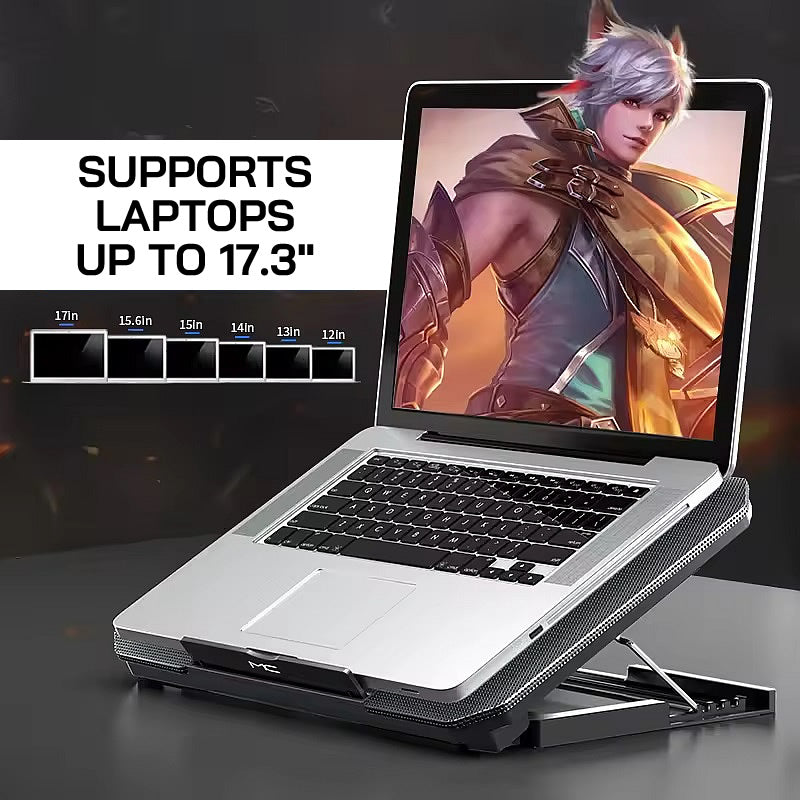 MC Q100 Twin Fans Laptop Cooling Stand