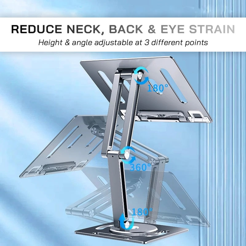 OATSBASF Ascend Rotating Laptop Riser Stand