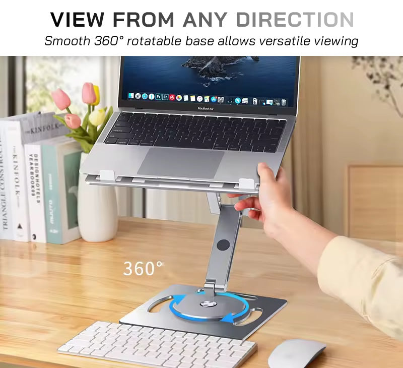 OATSBASF Ascend Rotating Laptop Riser Stand