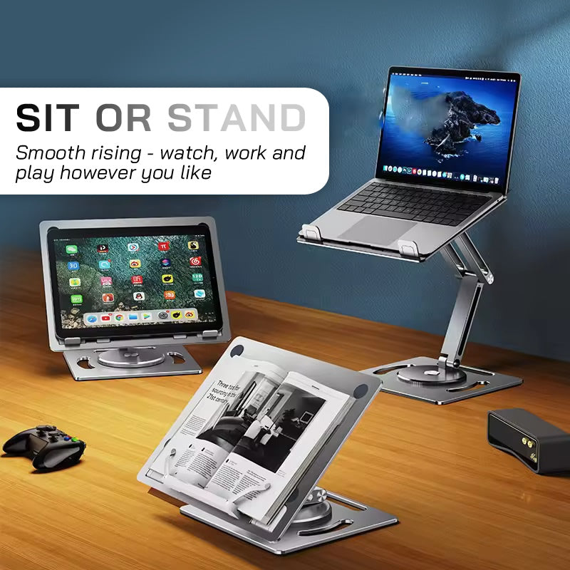 OATSBASF Ascend Rotating Laptop Riser Stand