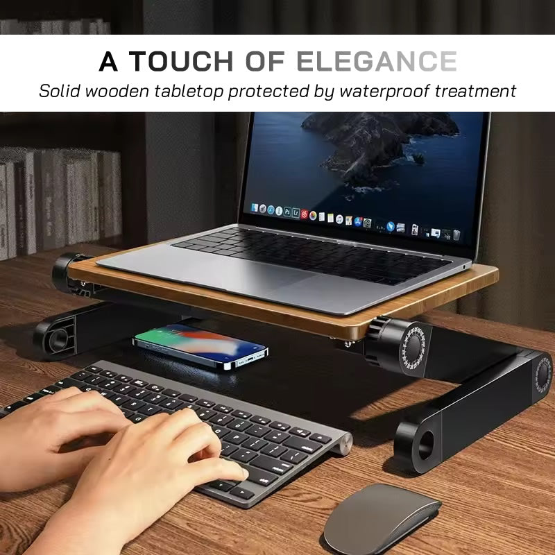 OATSBASF Mode Foldable Laptop Riser Stand - Black