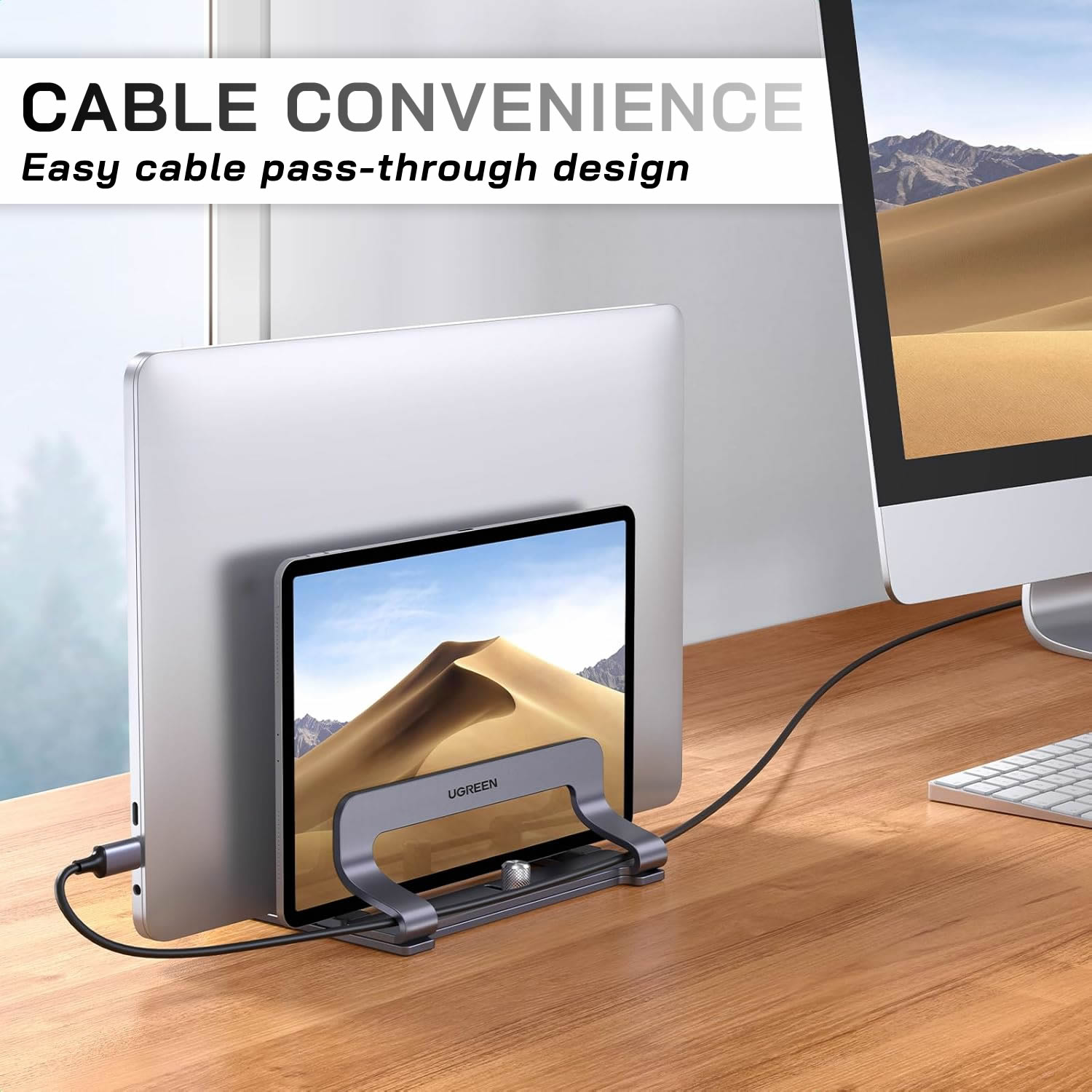 UGREEN Dual Vertical Laptop Stand