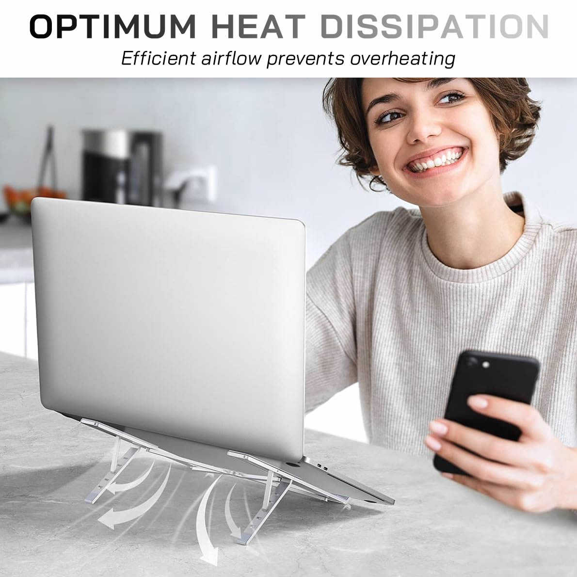 UGREEN EZ-Work Folding Travel Laptop Stand