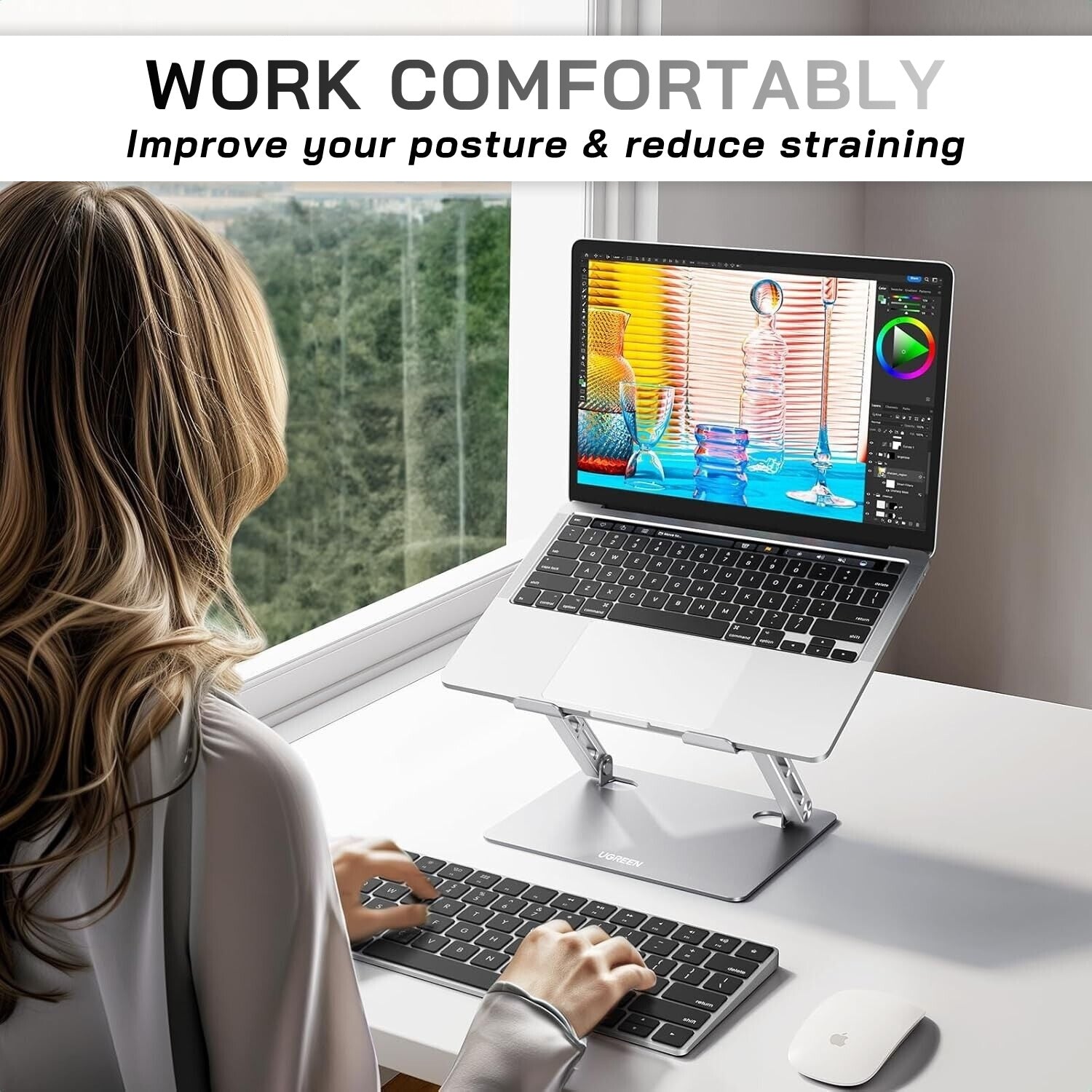 UGREEN WrkHorse Folding Laptop Stand